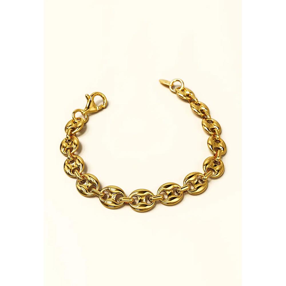 Браслет-цепь Interlocking Anchor Link в золоте - 11 мм 2