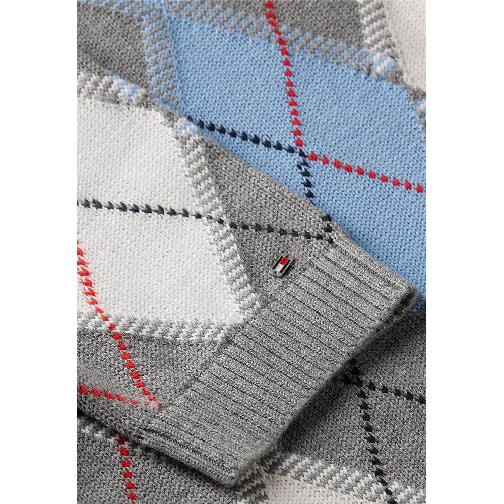 Джемпер с коротким рукавом в ромбовидный узор - Tommy Mainline 7