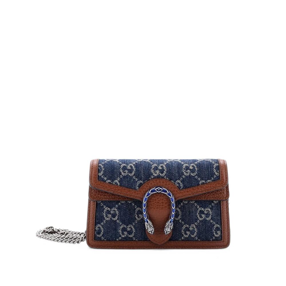 Dionysus Bag GG Denim Super Mini crossbody bag 1