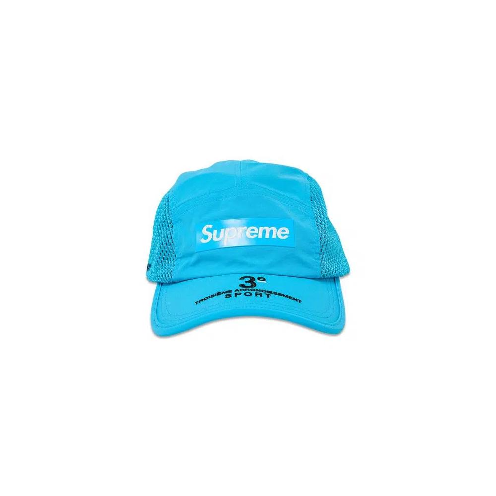 Кепки-защелки Supreme Mesh Side Panel Camp Cap 'Голубой' 1