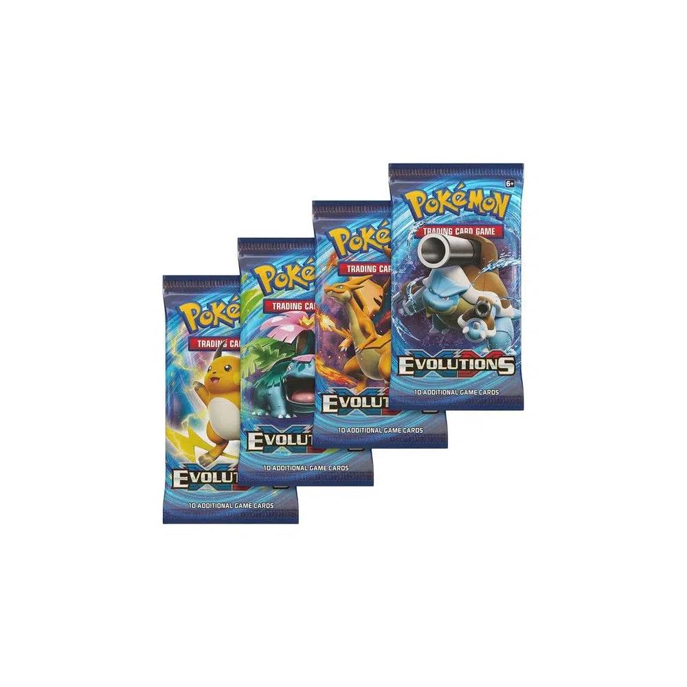Коллекционные карточки Pokémon XY Evolutions Booster Pack Art Bundle (набор из 4) 2