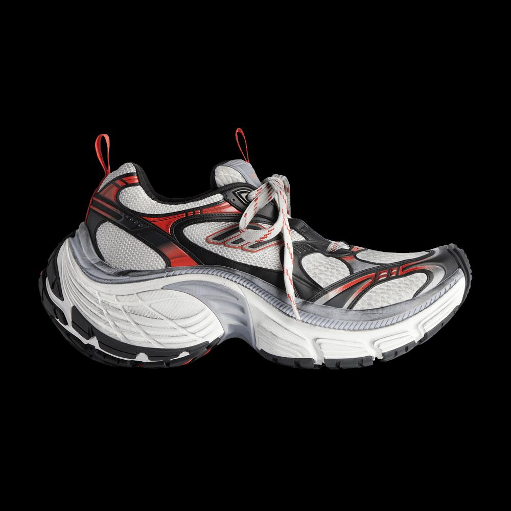 Кроссовки Balenciaga 10XL Sneaker 'Worn-Out - Grey White Red' 1