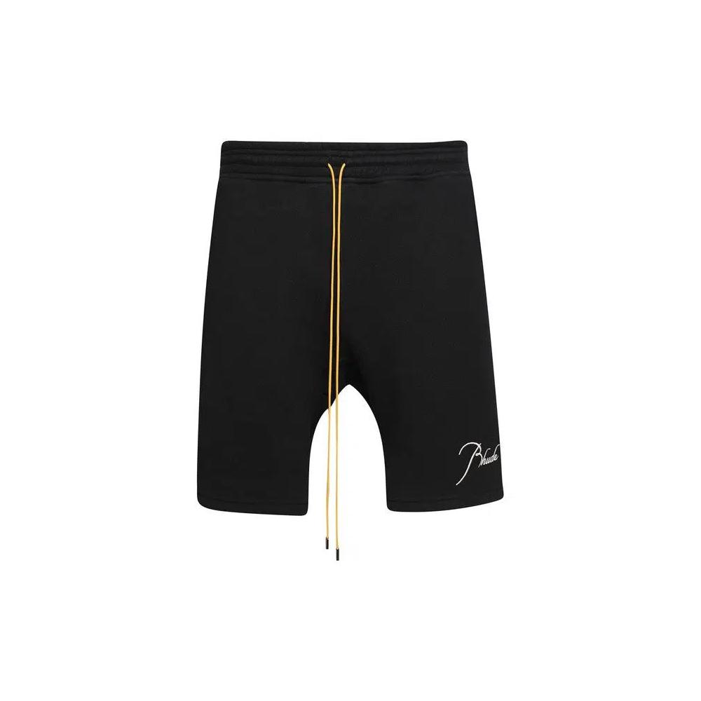 Шорты Rhude Classique Sweatshort 'Black/White' 1