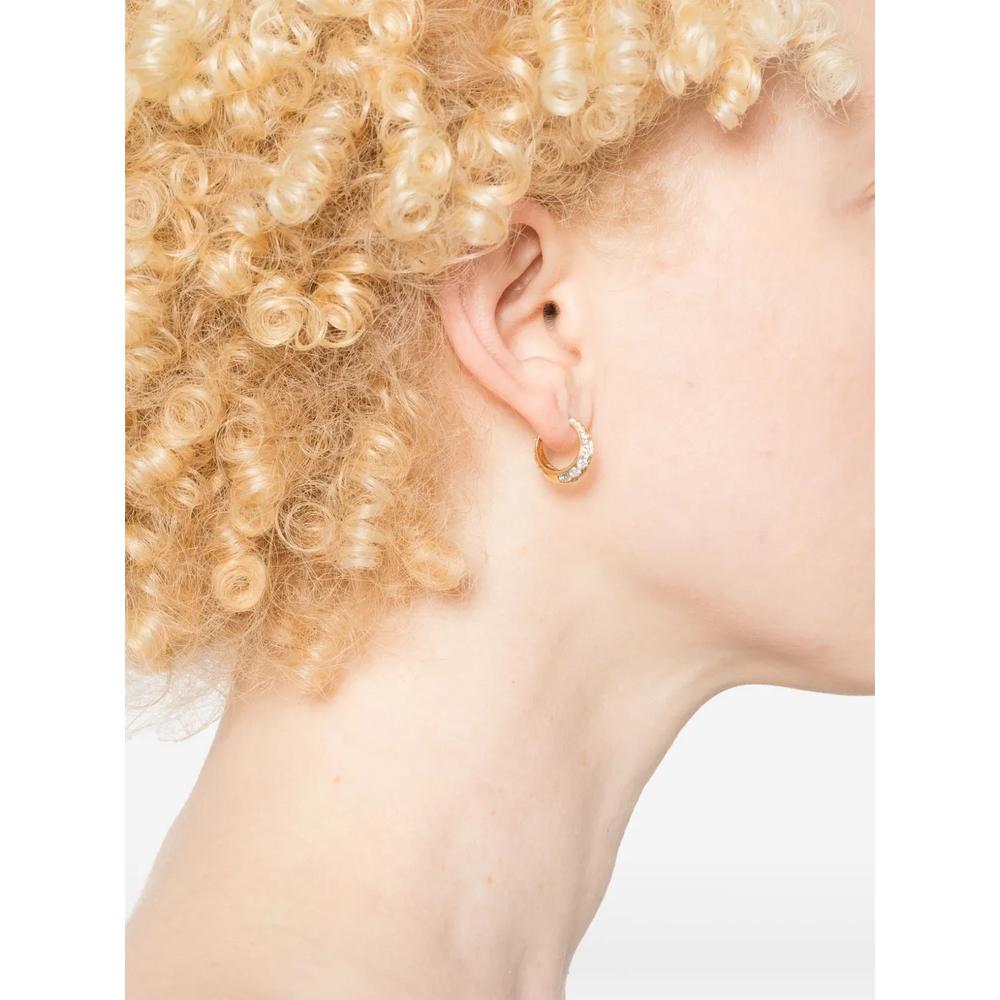 Серьги Crescent из желтого золота 2