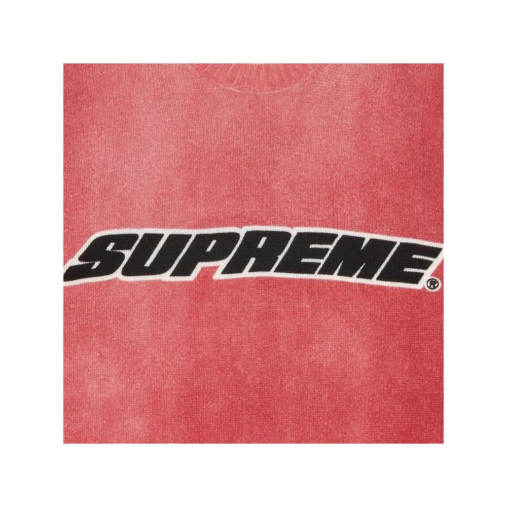 Свитера Supreme Printed Washed Sweater 'Розовый' 2