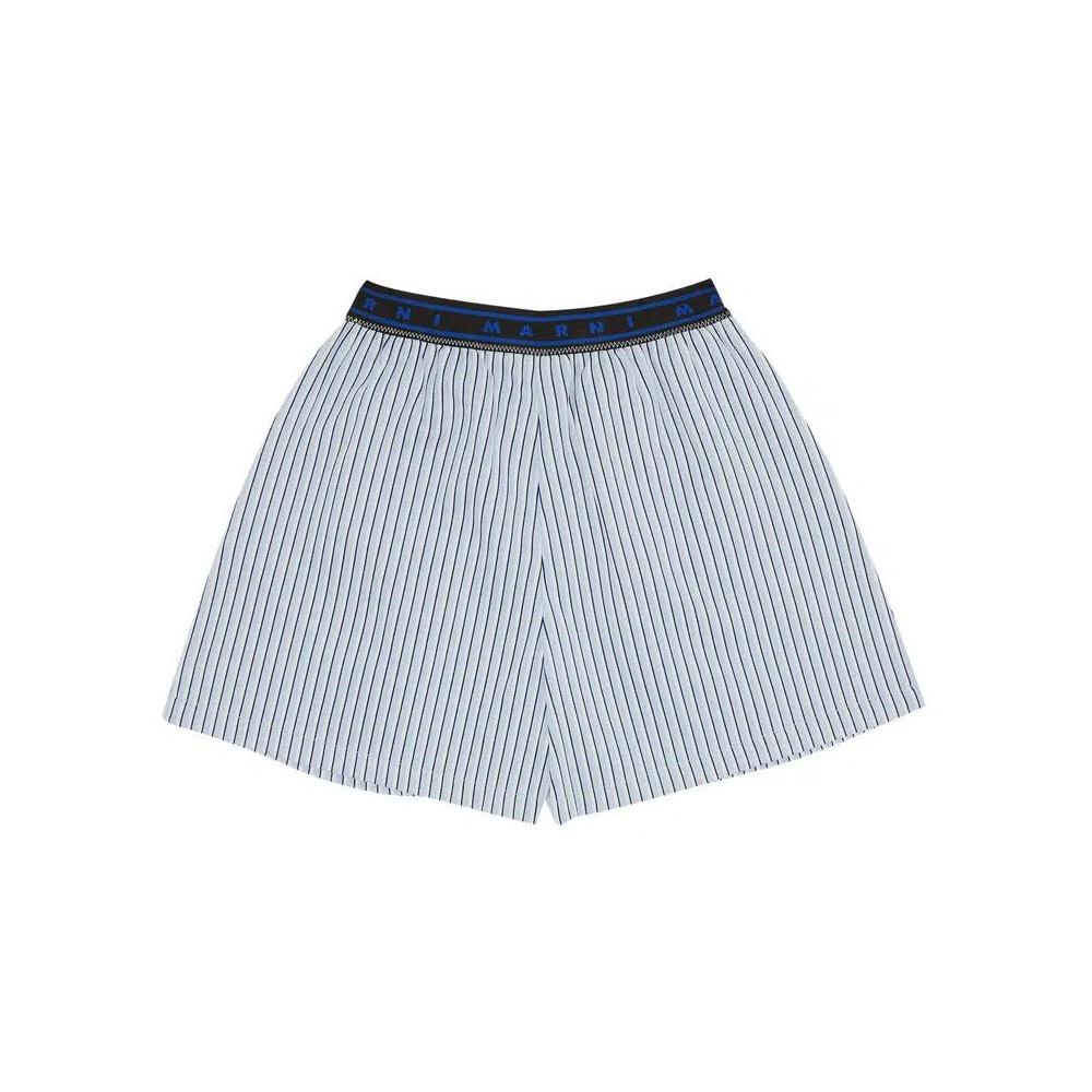 Брюки Marni Stripe Jersey Jacquard Pants «Ярко-синий» 2