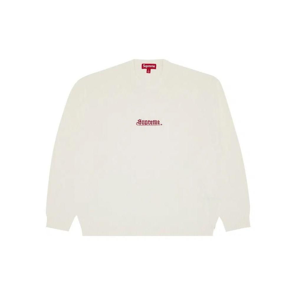 Свитера Supreme Old English Sweater 'Ivory' 1