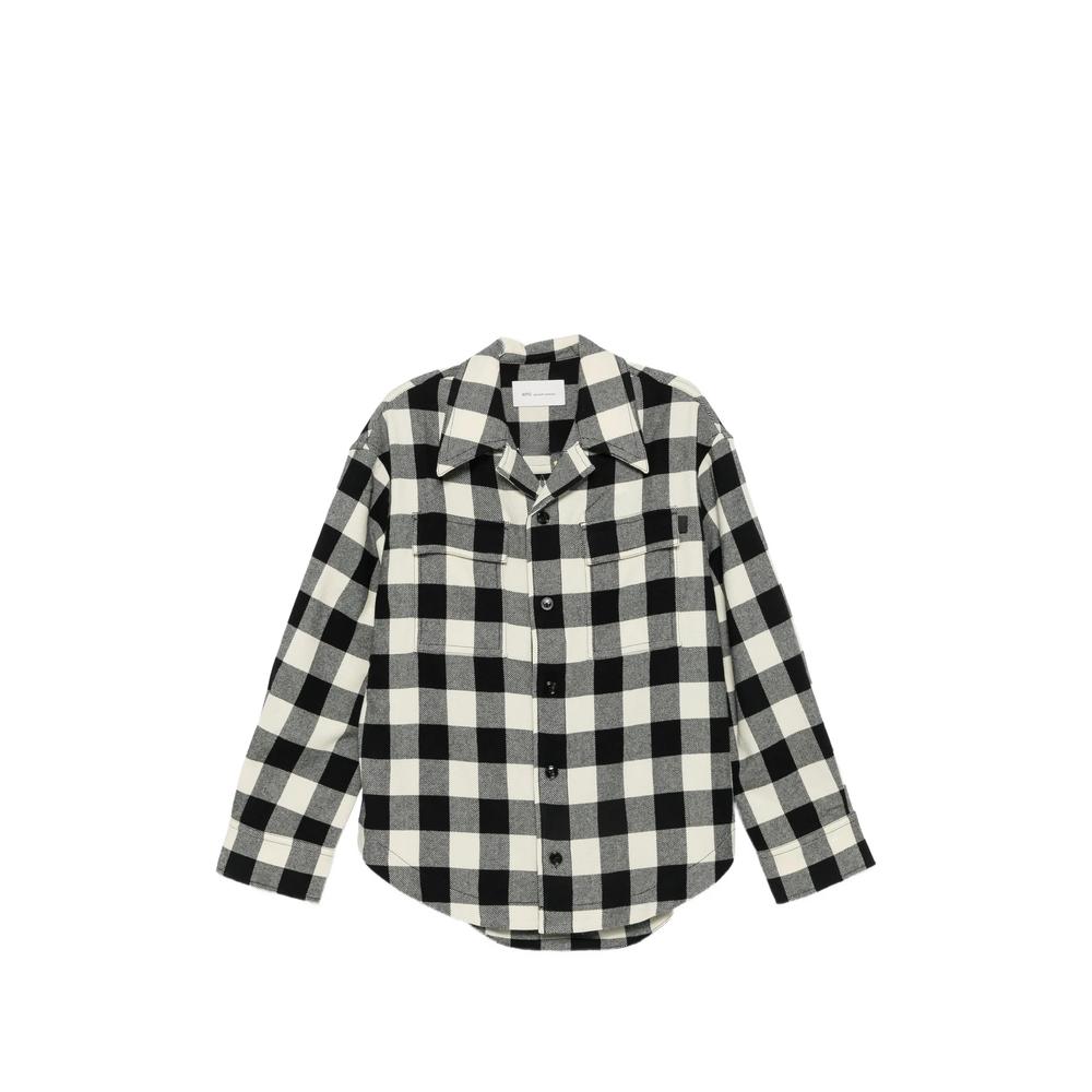 check-pattern flap-pocket overshirt 1