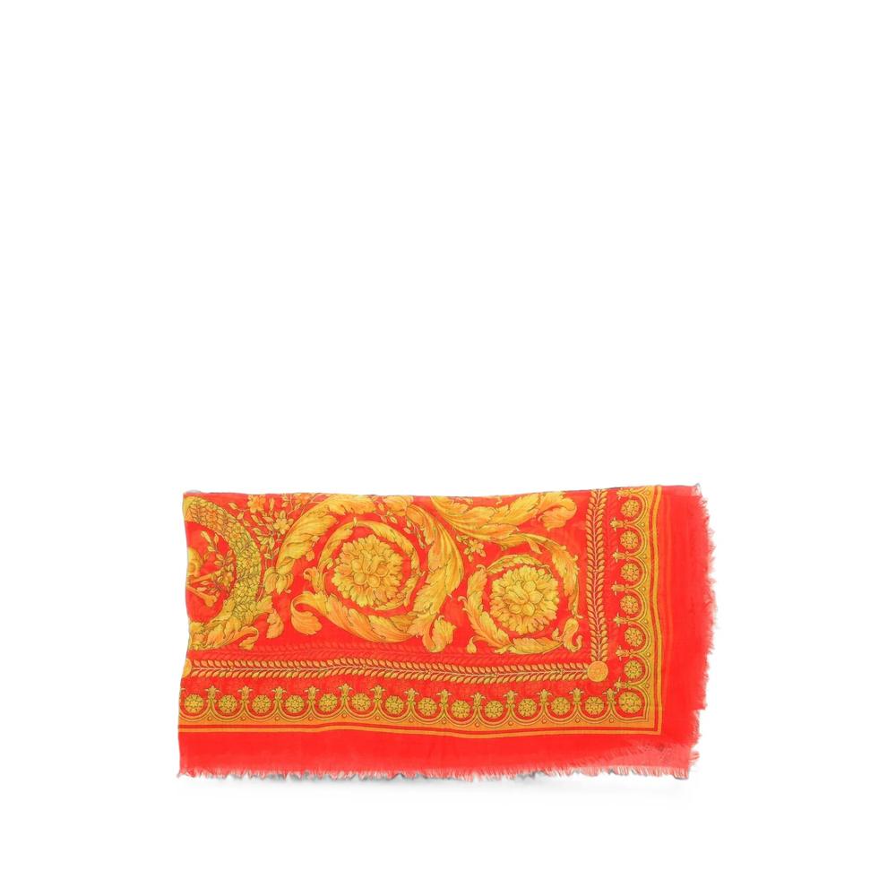 Barocco-print silk scarf 2