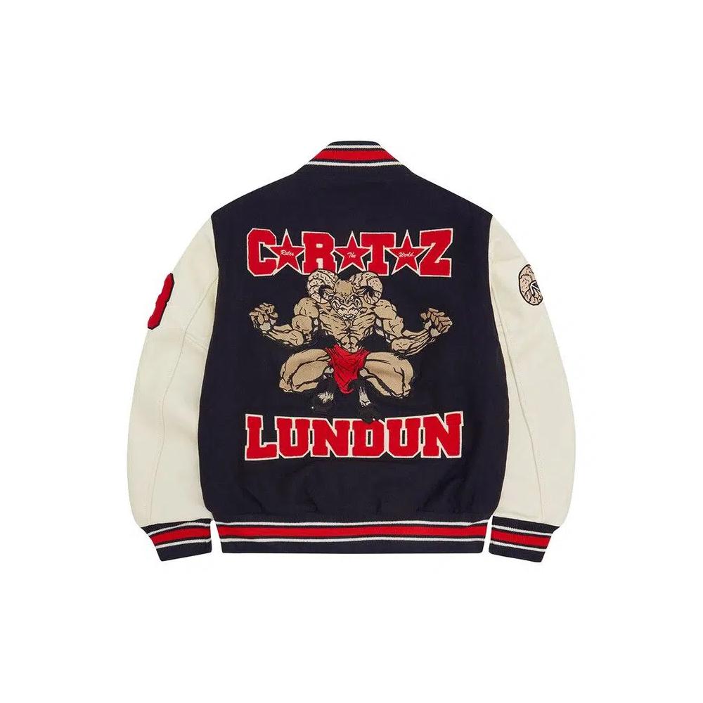 Университетские куртки Corteiz Goat Varsity Jacket 'Navy' 2