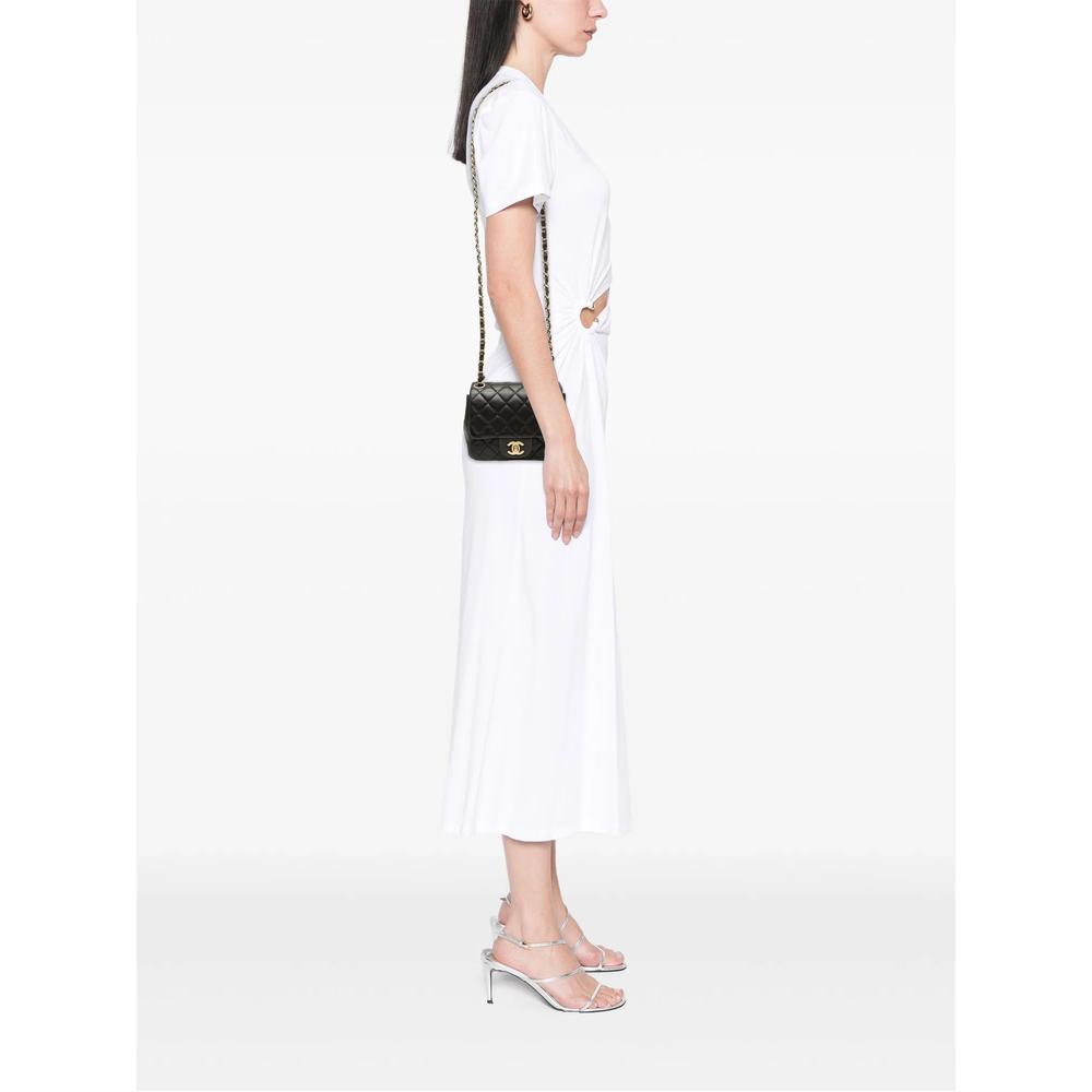 2014-2015 Mini Square Classic Lambskin Single Flap crossbody bag 2