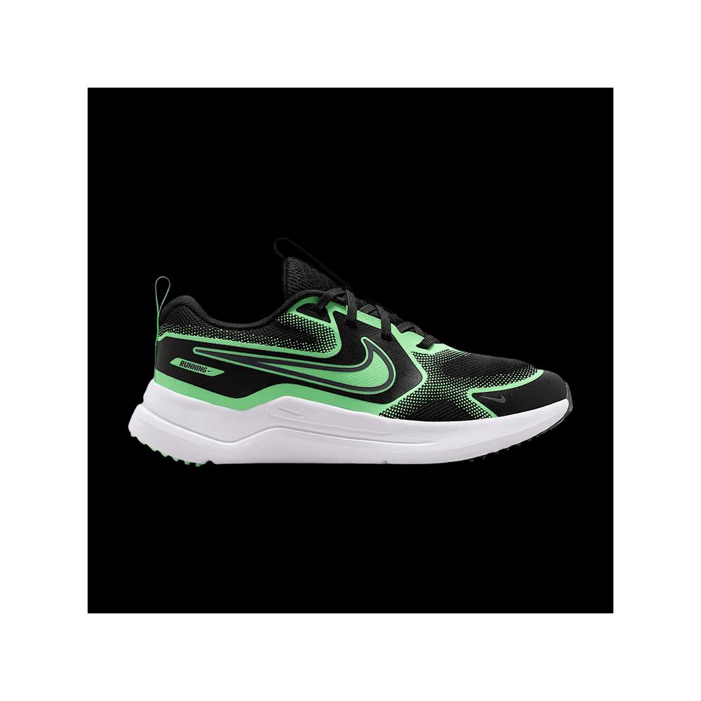 Кроссовки Nike Cosmic Runner GS 'Black Illusion Green Cool Grey' 1