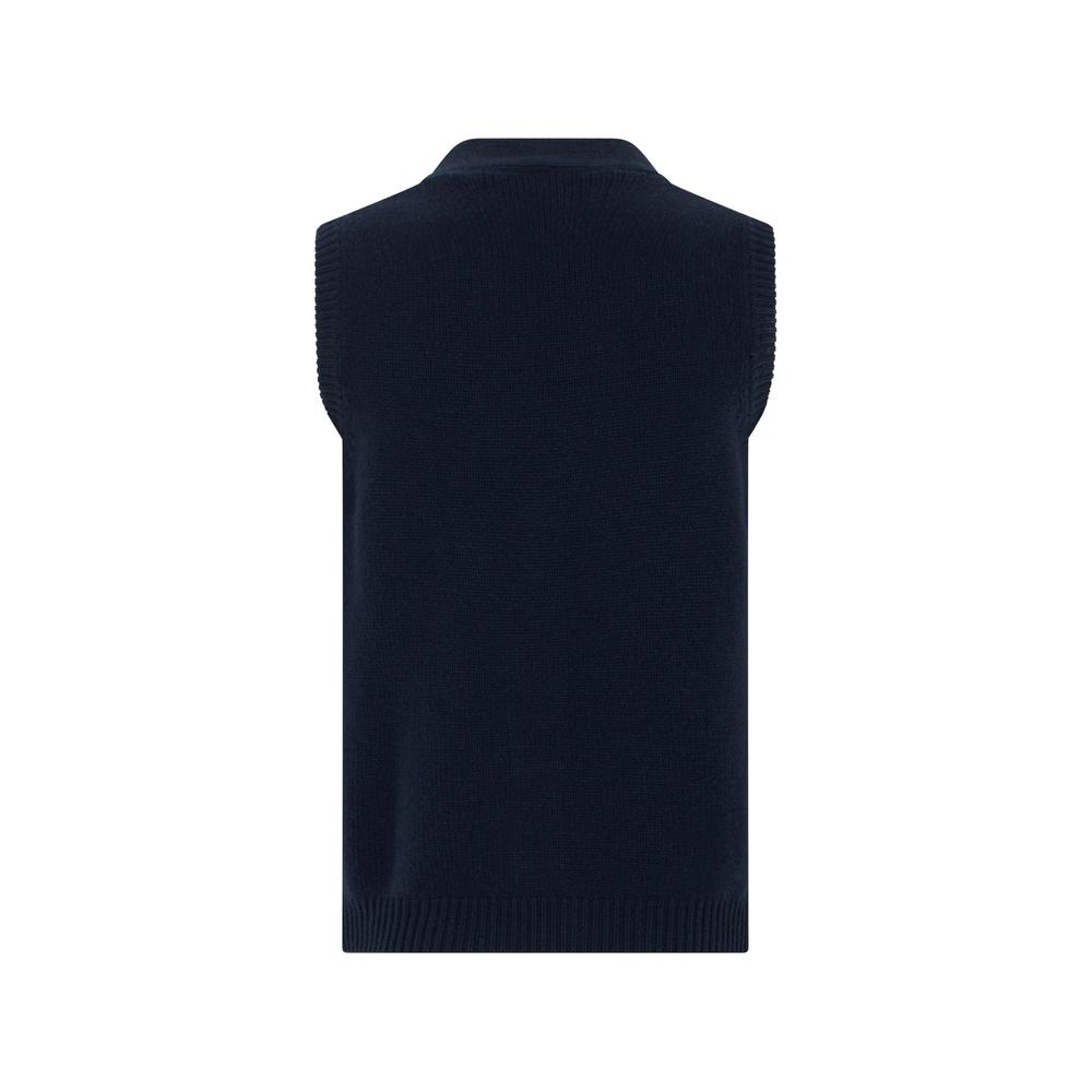 sleeveless cashmere cardigan 2