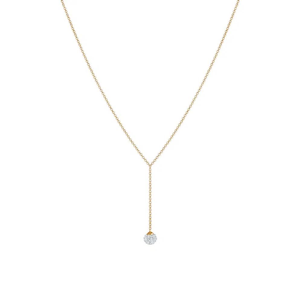 Swarovski® Crystal Y-Ожерелье – позолоченное серебро 2