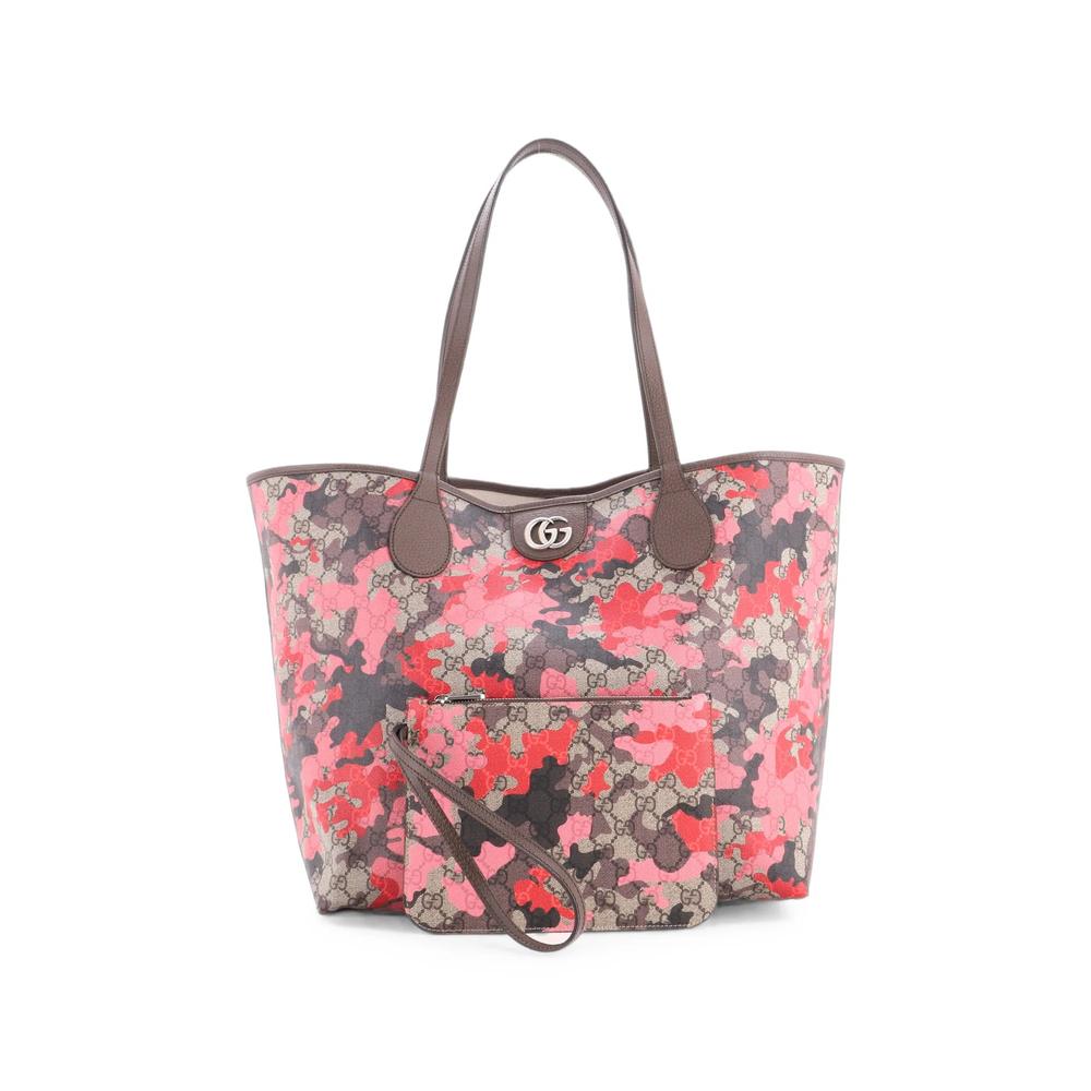 GG Open GG Camouflage Coated Canvas Large tote bag 3