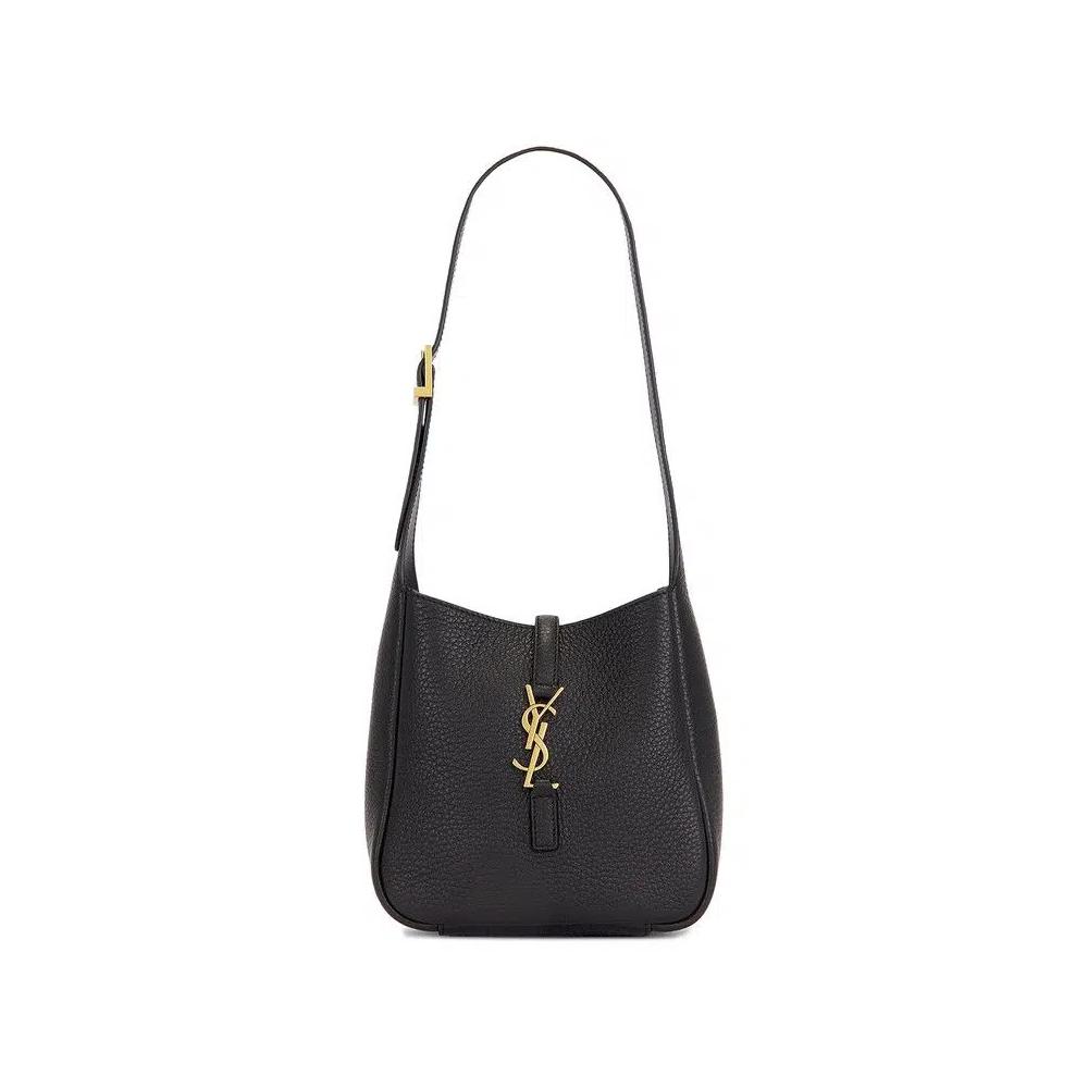Сумки через плечо Saint Laurent Le 5 Á 7 Grained Leather Bag 'Black' 1