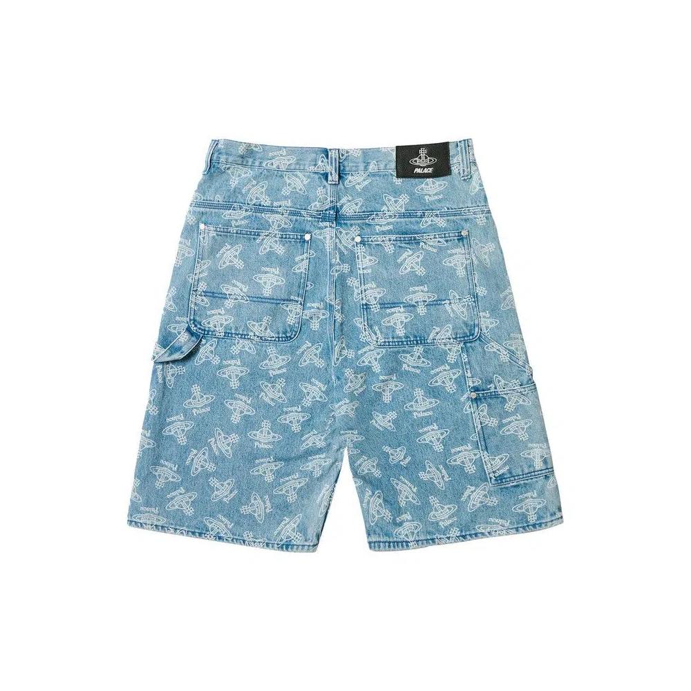 Шорты Palace x Vivienne Westwood Denim Short «Orb Stone Wash» 2