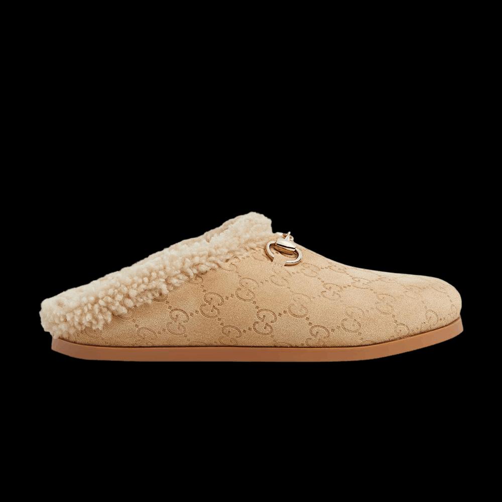 Кроссовки Gucci Wmns Horsebit Mule «Beige» 1