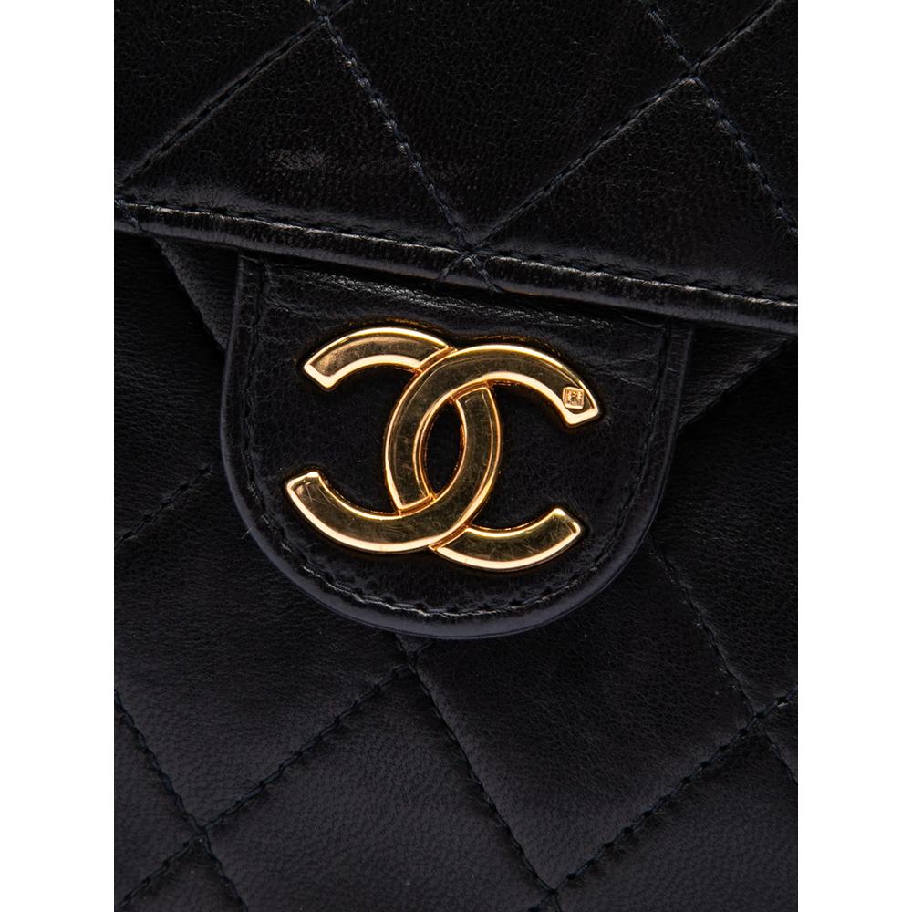 1994-1996 Small CC Quilted Lambskin Single Flap crossbody bag 6