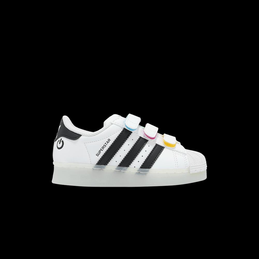 Кроссовки Adidas Superstar CF C 'LED Lights Pack - White Black' 1