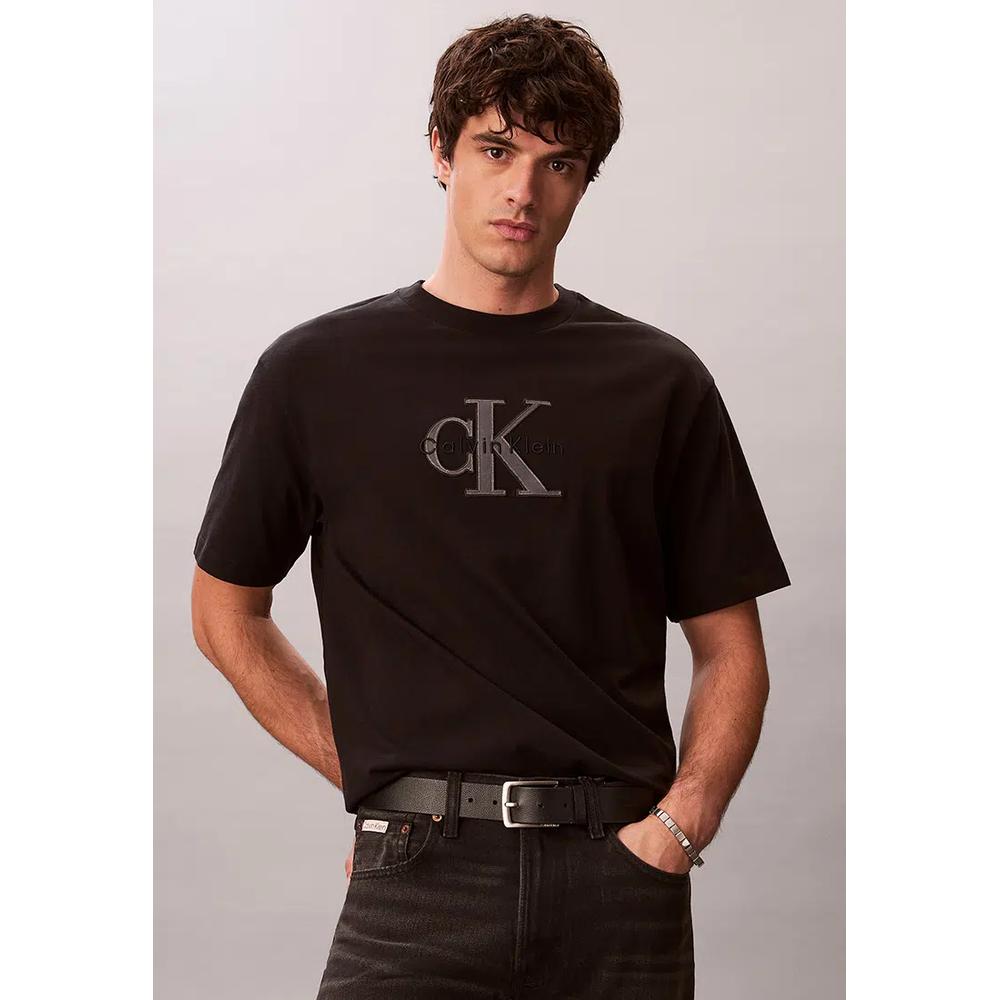 Свободная футболка с аппликацией логотипа - Calvin Klein Jeans 1