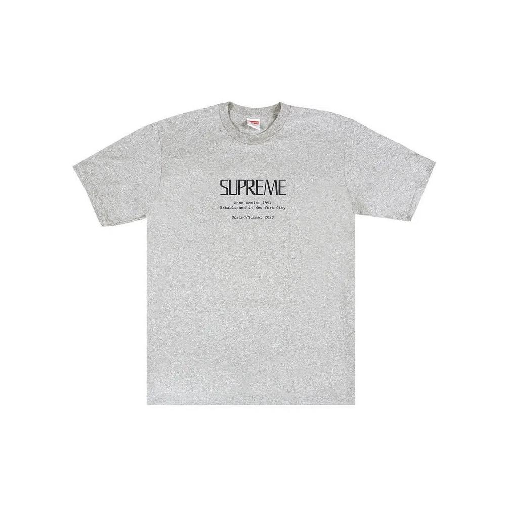 Футболки Supreme Anno Domini Tee 'Heather Grey' 1