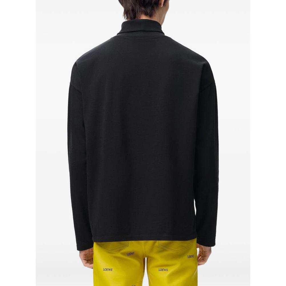 logo-print high-neck T-shirt 2