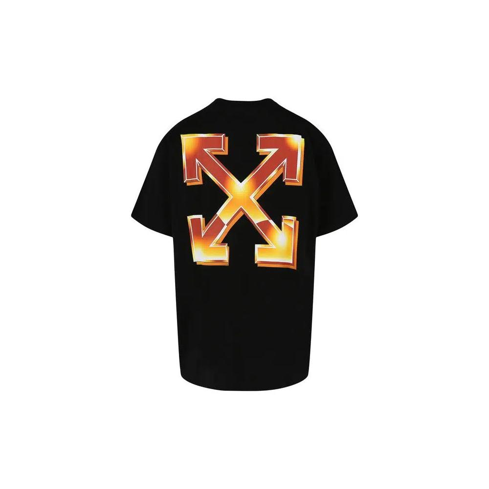Футболки Off-White Arrows Print Crewneck Tee 'Black/Orange' 2