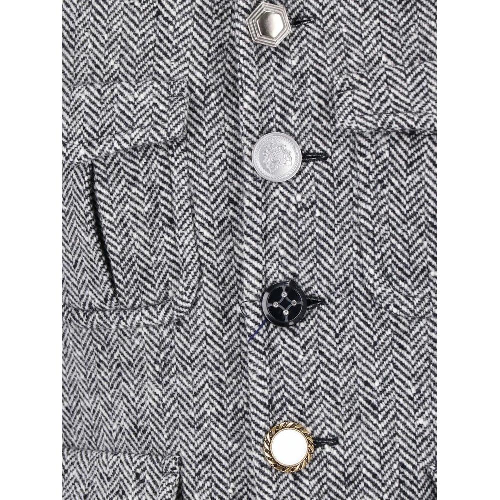 herringbone-pattern button-up jacket 3