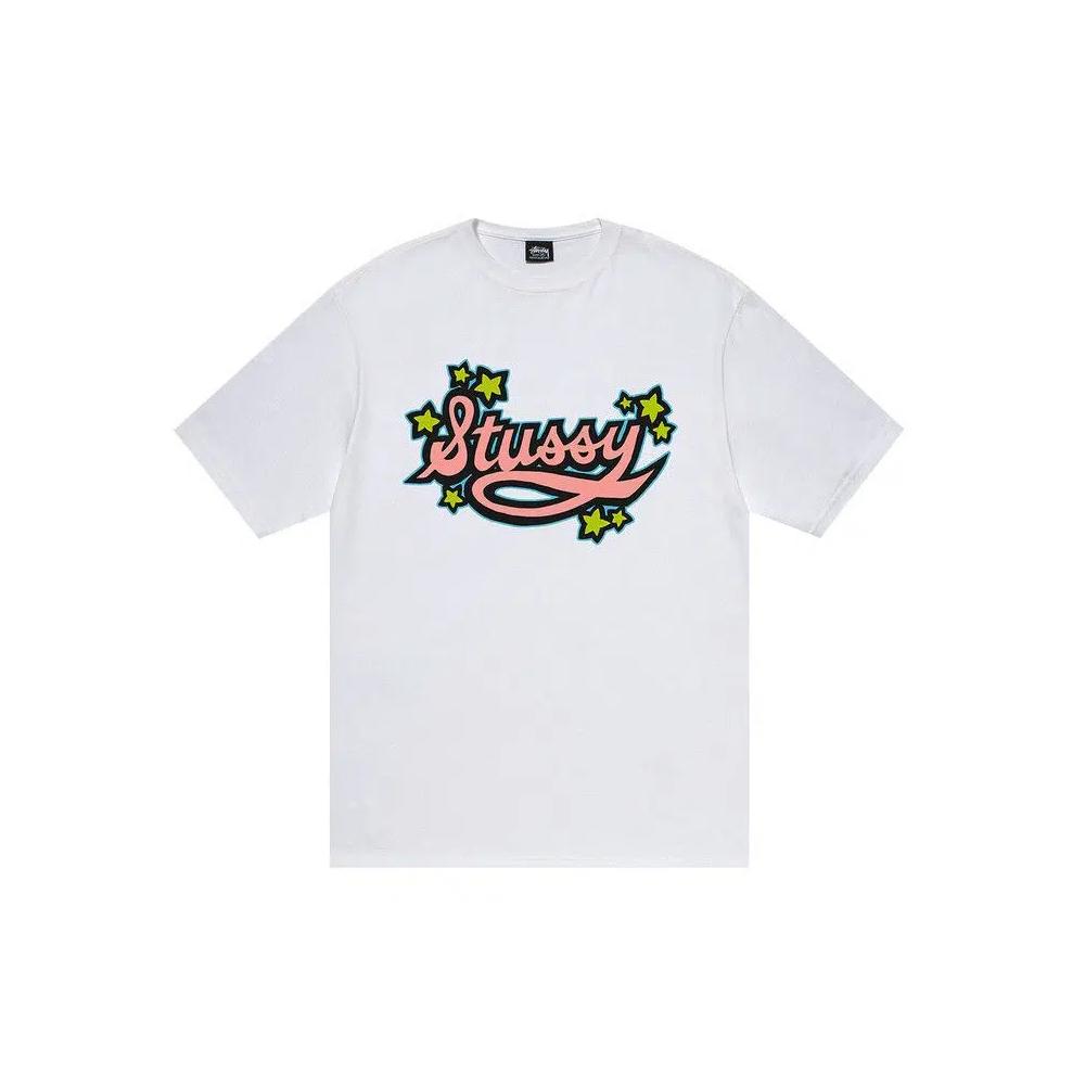 Футболки Stussy Star Script Tee 'Белый' 1
