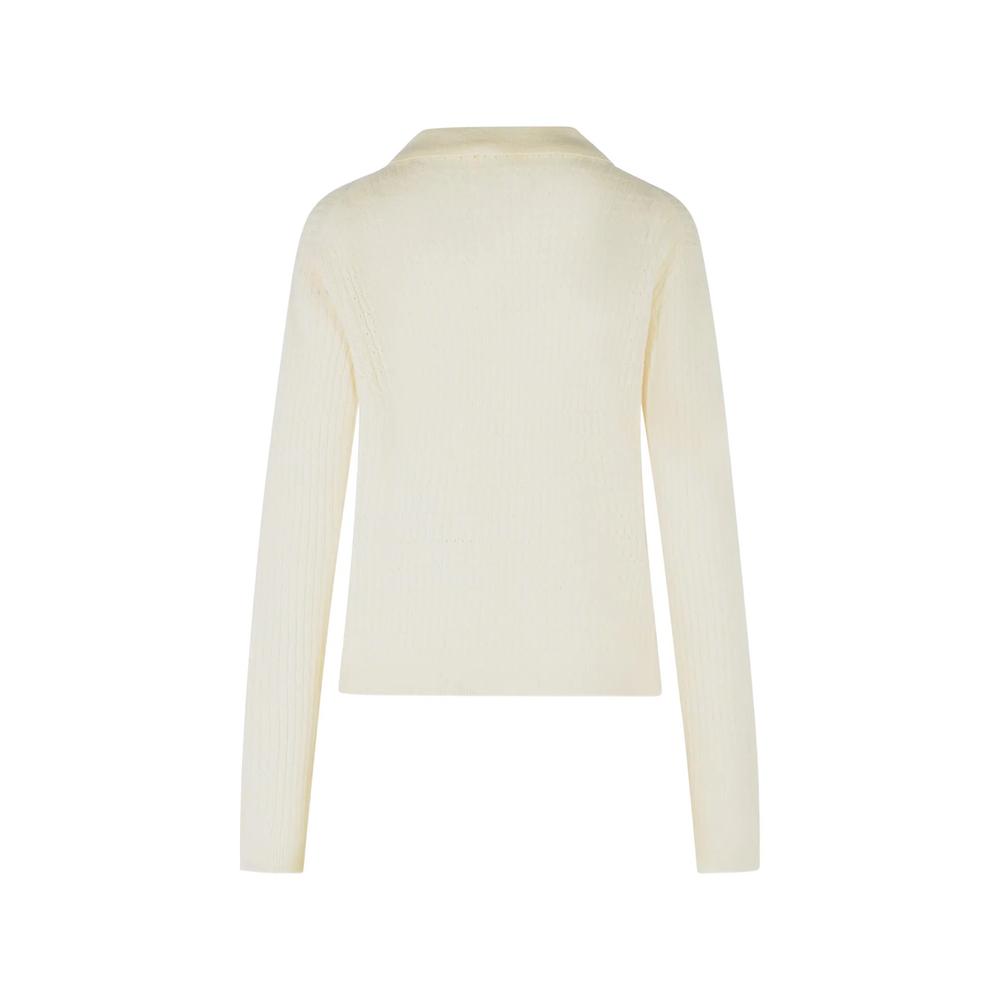 wool-blend polo knit 2