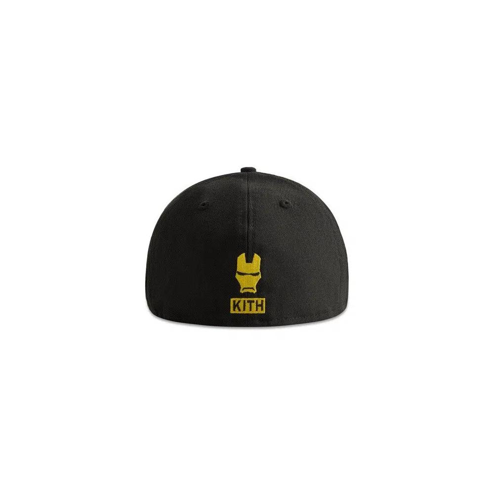 Бейсболки Kith x Marvel For NEW ERA Iron Man Low Profile 59FIFTY Fitted Cap 'Black' 2