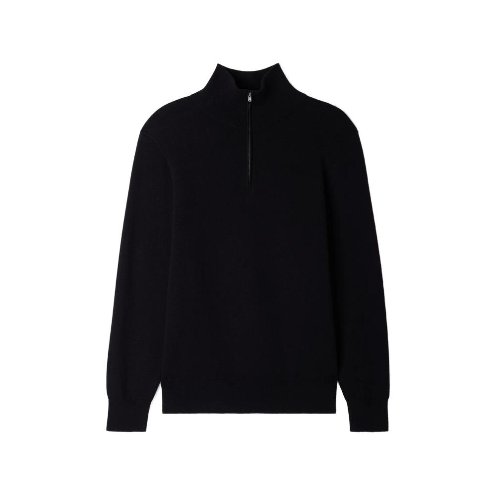 boxy jumper with standing collar 1