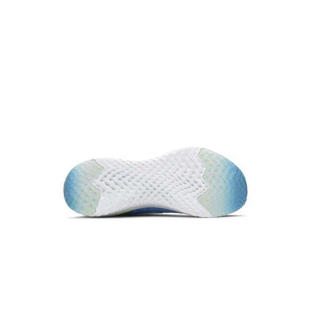 Кроссовки Nike Epic React Flyknit GS 'Blue Glow' 4