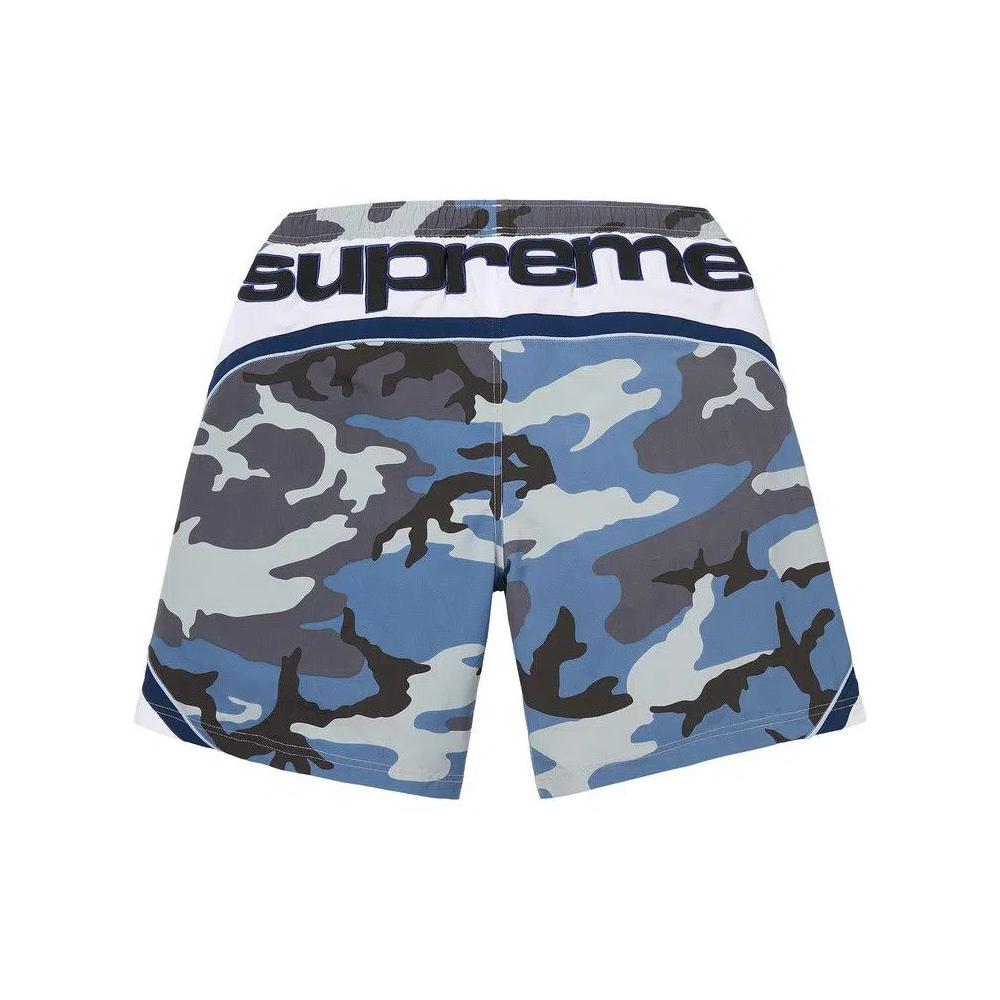 Шорты Supreme Paneled Water Short 'Blue Camo' 2