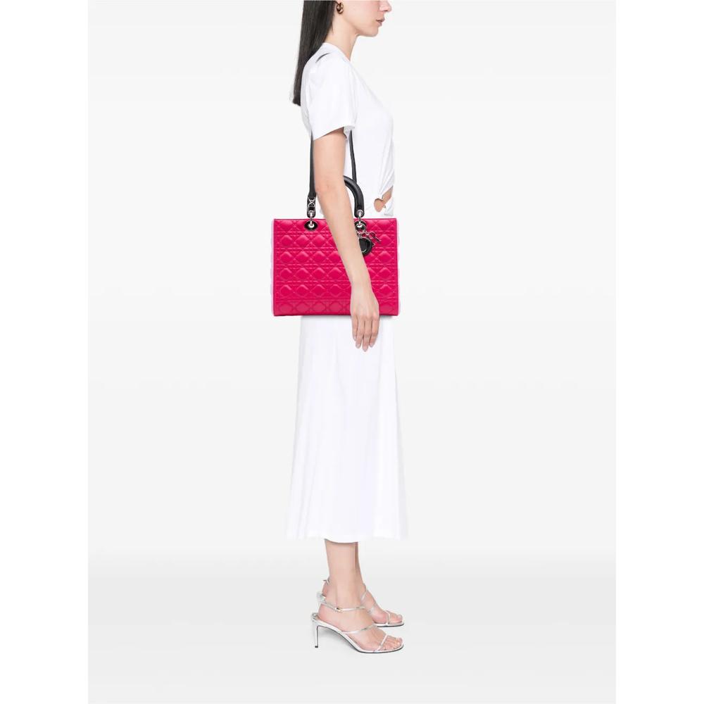 Большая сумка-сэтчел Cannage Lady Dior (2014 год) 2
