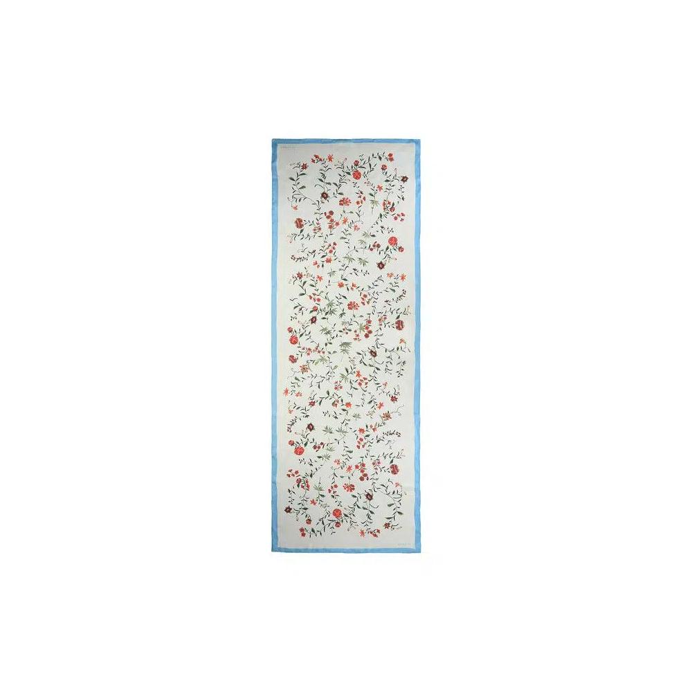 Шарфы Givenchy Floral Print Silk Scarf 'Light Blue' 2