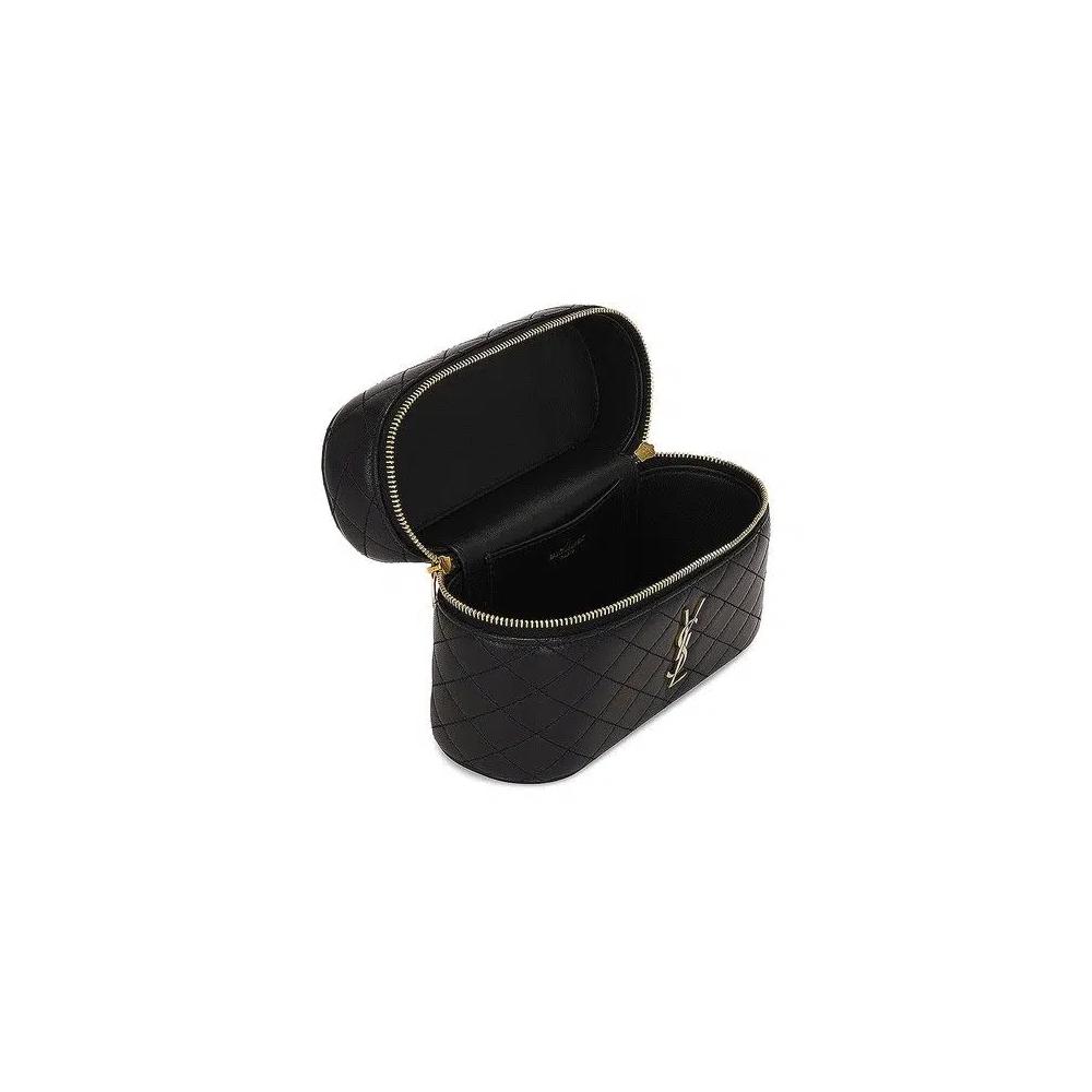 Сумки Saint Laurent Mini Gaby Vanity Bag 'Noir' 4