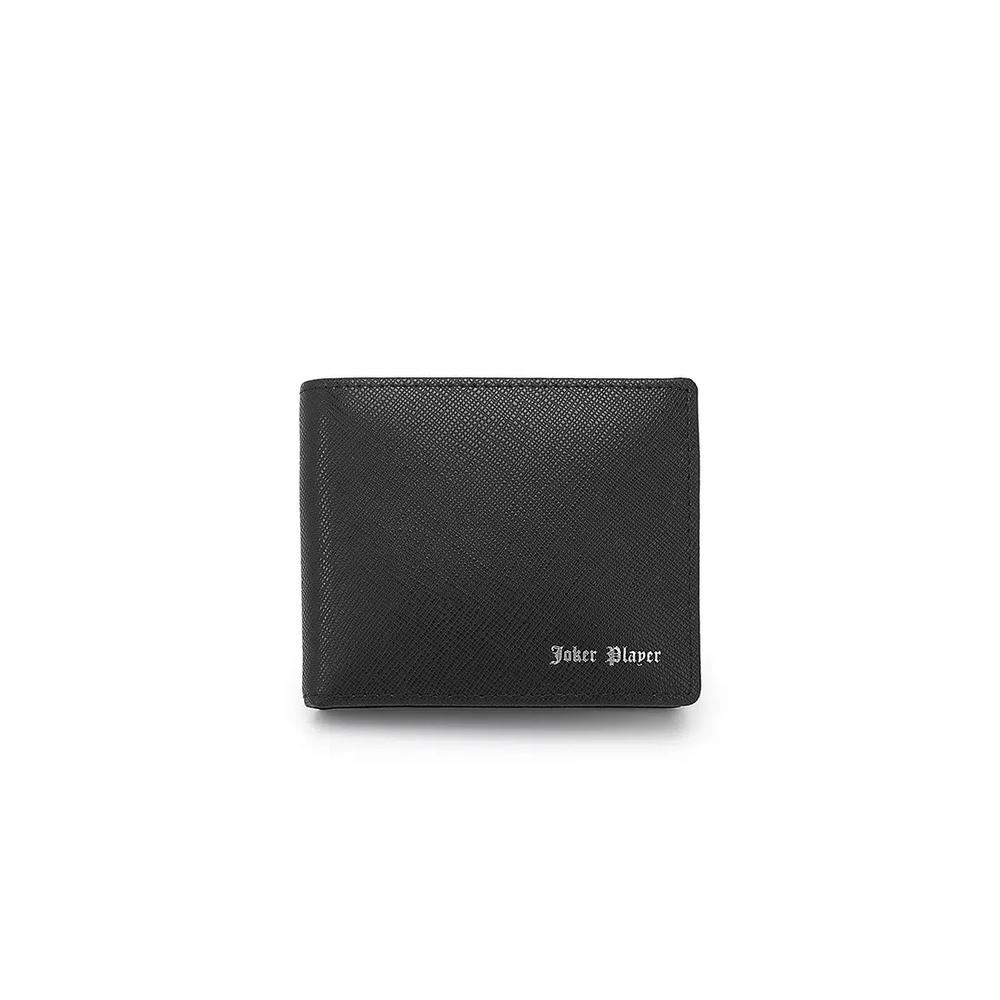 Мужской кожаный кошелек с блокировкой RFID - Черный 1