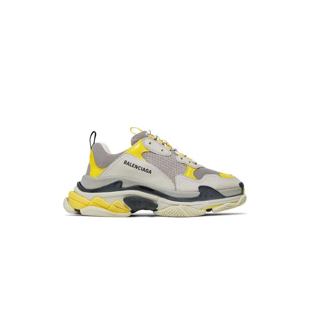 Кроссовки Balenciaga Triple S Sneaker 'Yellow Grey' 2019 1