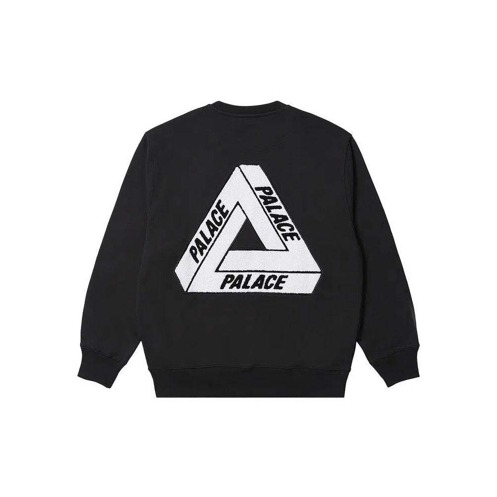 Свитшоты Palace Fleece Tri-Ferg Crew 'Black' 2