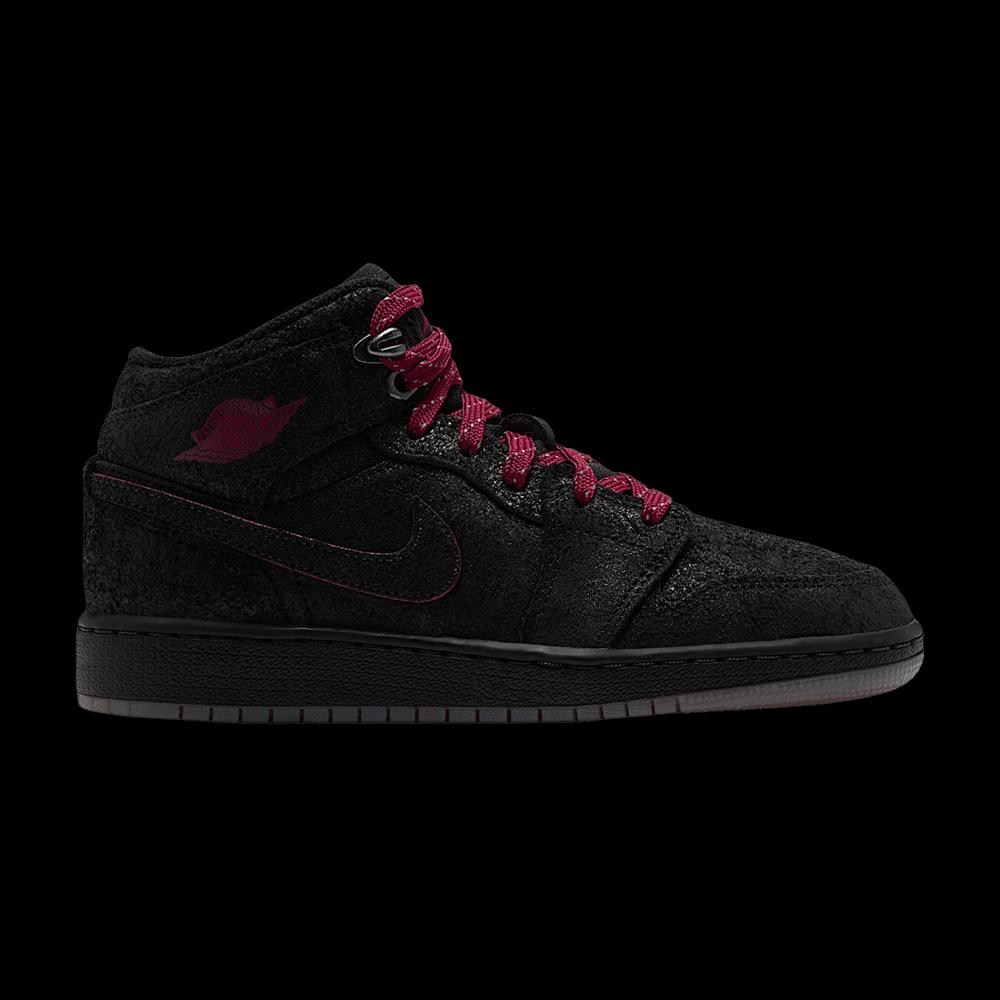 Лайфстайл Air Jordan 1 Mid SE GS 'Black' 1