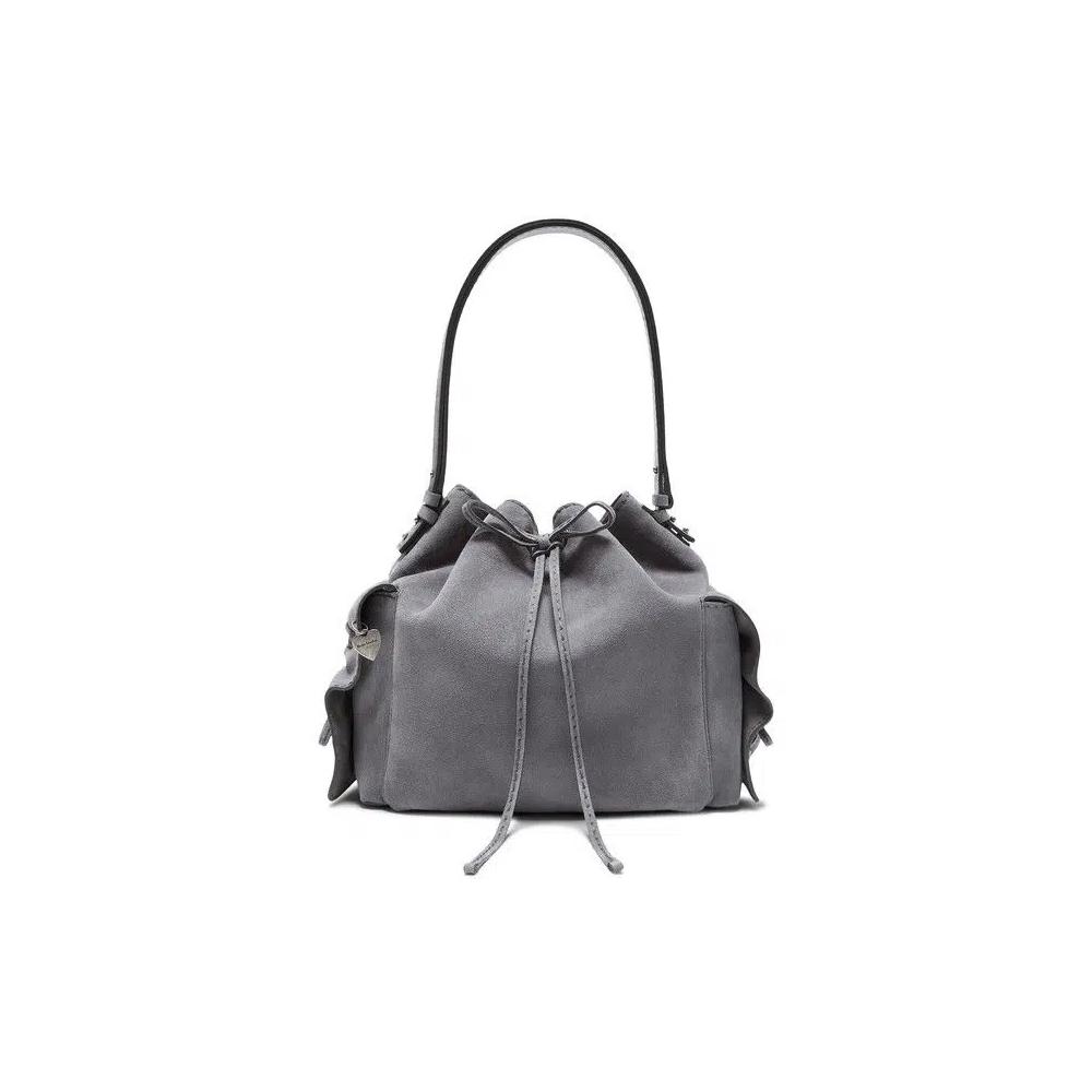 Ведерки Acne Studios Multipocket Suede Bucket Bag 'Холодный серый' 1