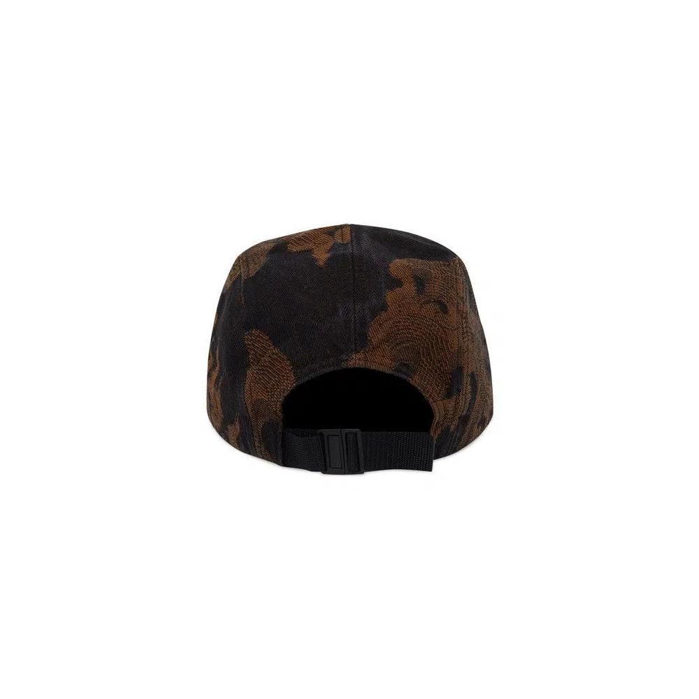Кепки Supreme Flames Jacquard Denim Camp Cap 'Washed Black' 4