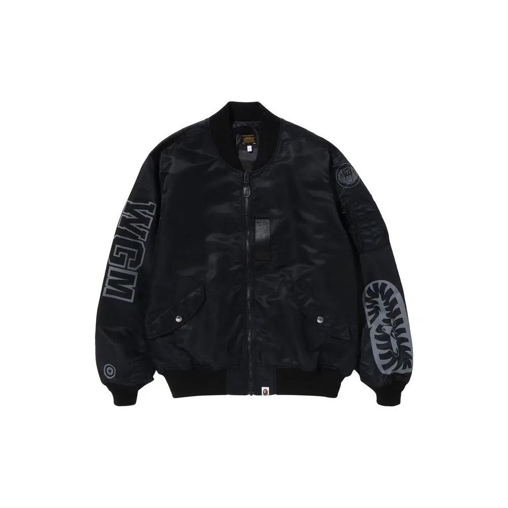 Верхняя одежда BAPE Shark Loose Fit MA-1 'Черный' 1