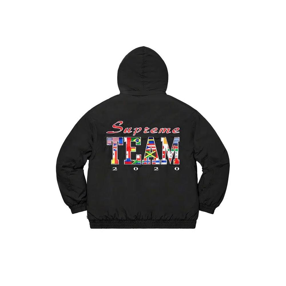 Пуховики Supreme Team Puffy Jacket 'Black' 2