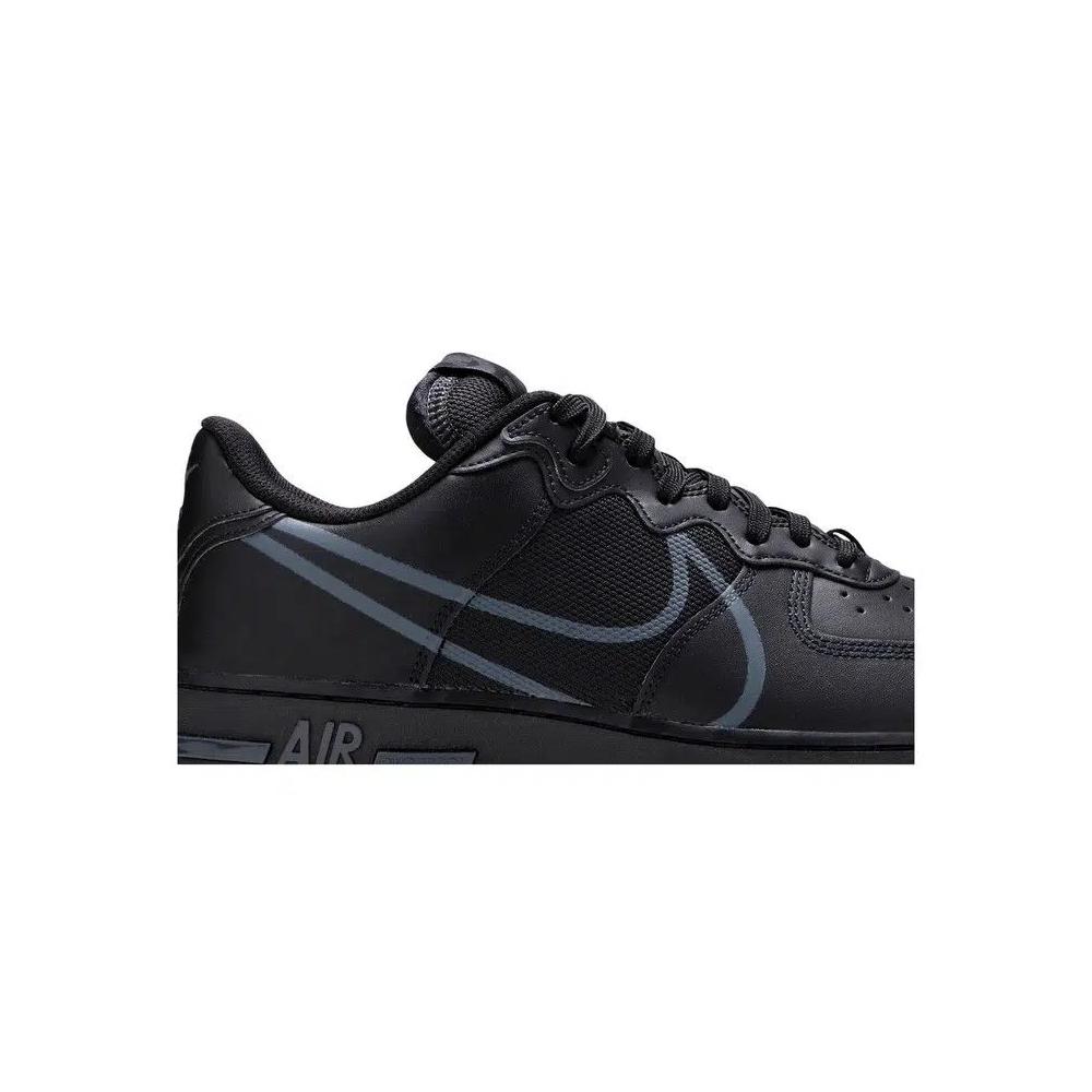 Кроссовки Nike Air Force 1 React 'Тройной черный' 2