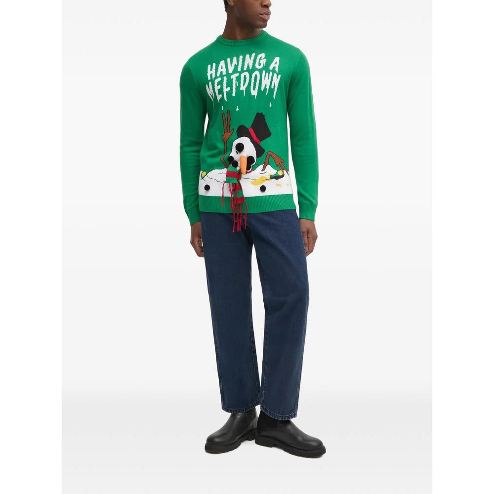snowman-motif sweater 2