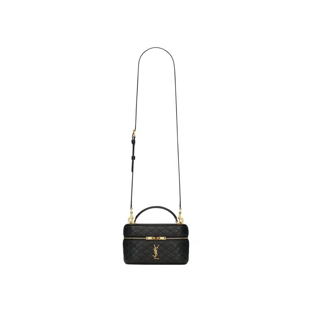 Сумки Saint Laurent Mini Gaby Vanity Bag 'Noir' 1