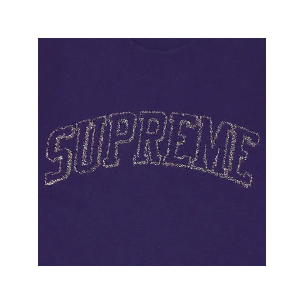 Футболки Supreme Sketch Embroidered Short-Sleeve Top 'Purple' 2